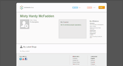 Desktop Screenshot of mistyhardy.coursesites.com