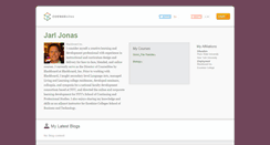 Desktop Screenshot of community.coursesites.com