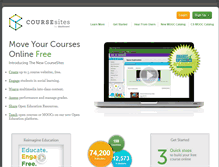 Tablet Screenshot of caraway.coursesites.com