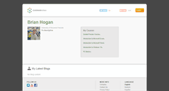 Desktop Screenshot of brianhogan.coursesites.com